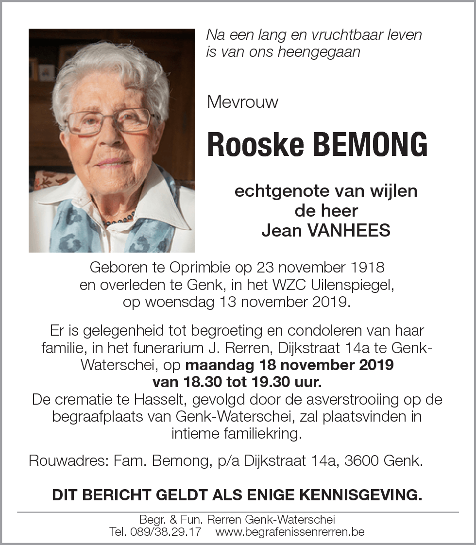 Rooske BEMONG