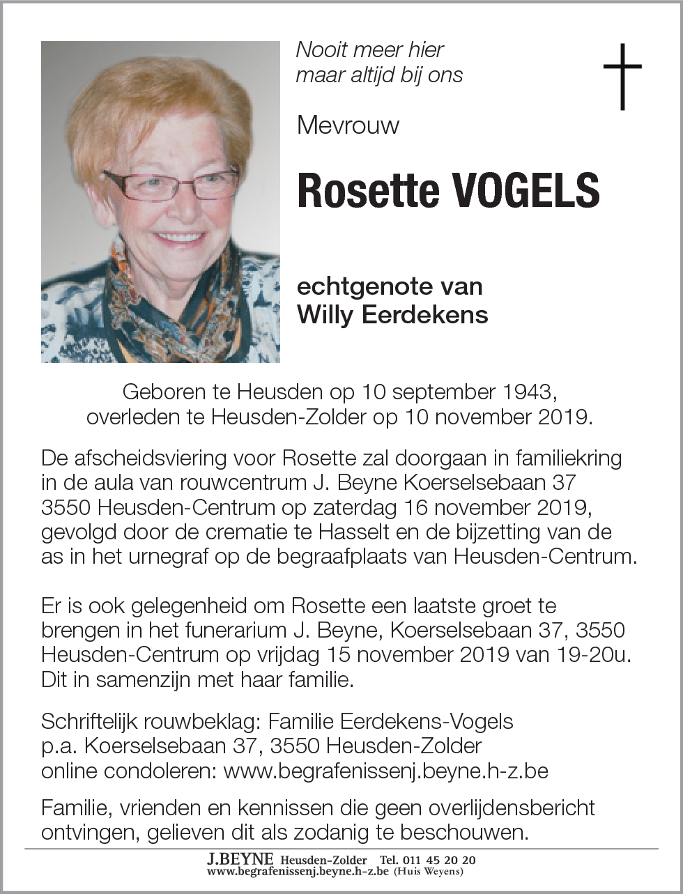 Rosette Vogels