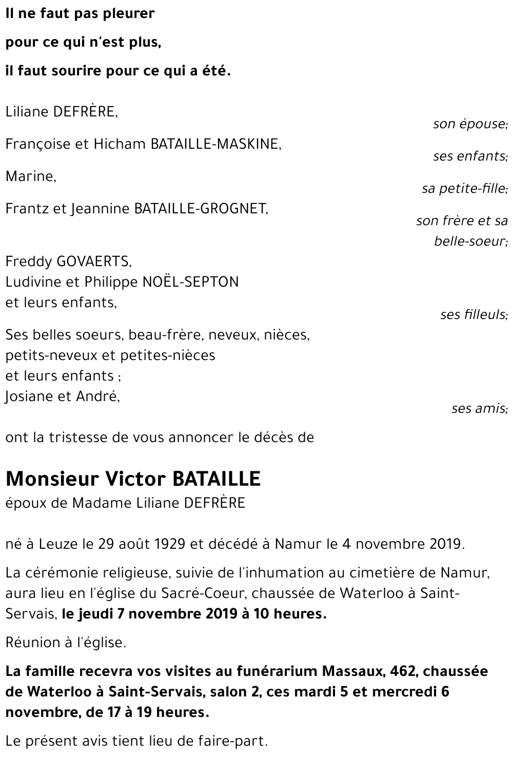 Victor BATAILLE