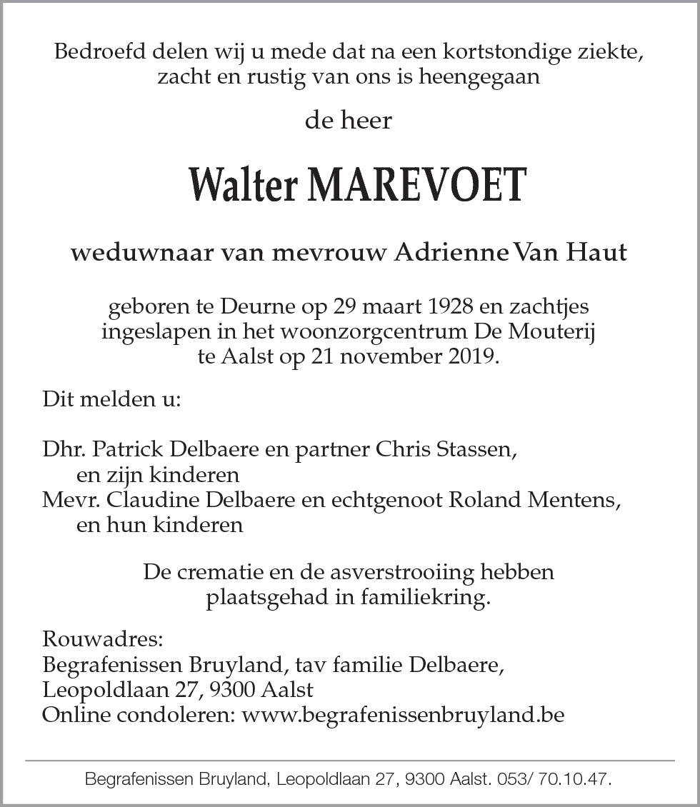 Walter Marevoet