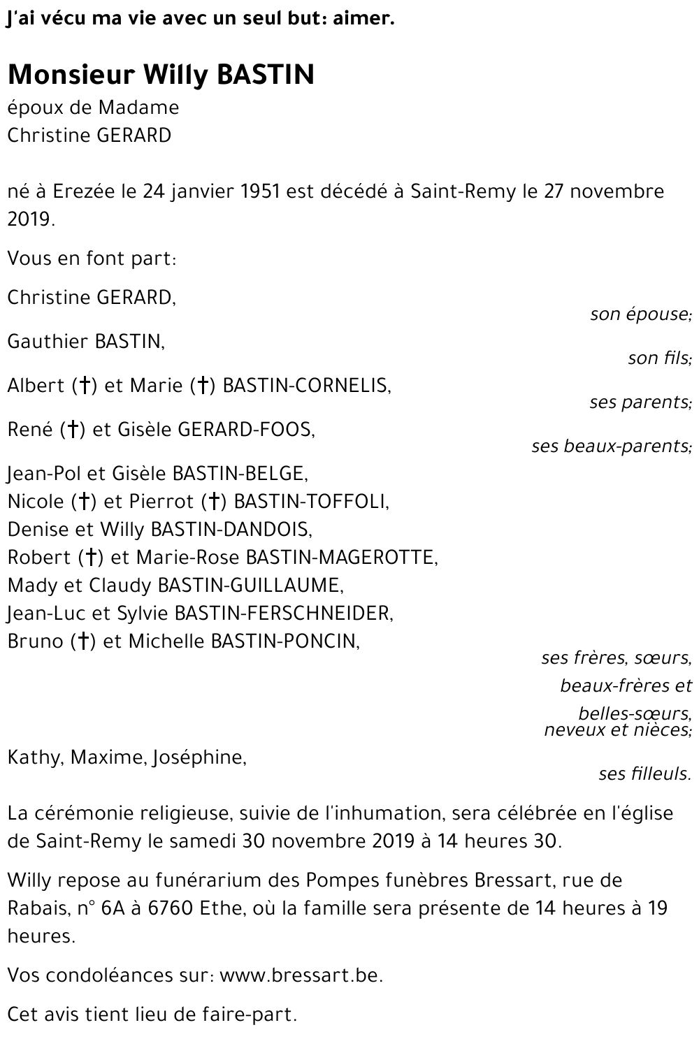 Willy BASTIN 