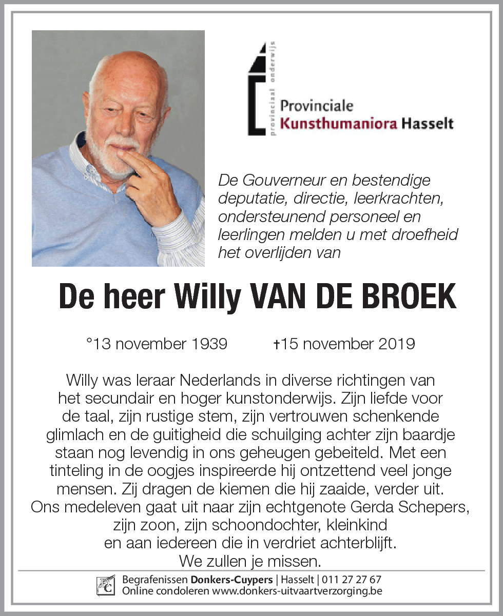 Willy Van de Broek