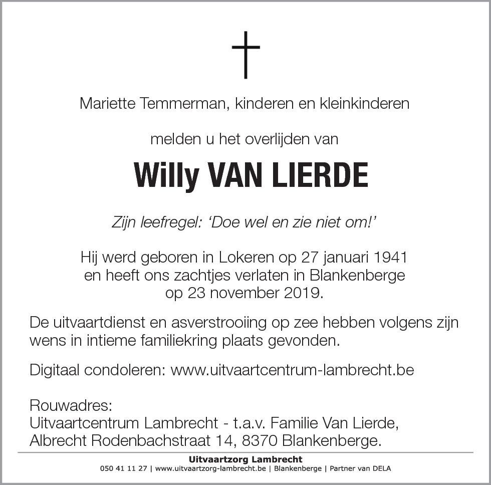 Willy Van Lierde