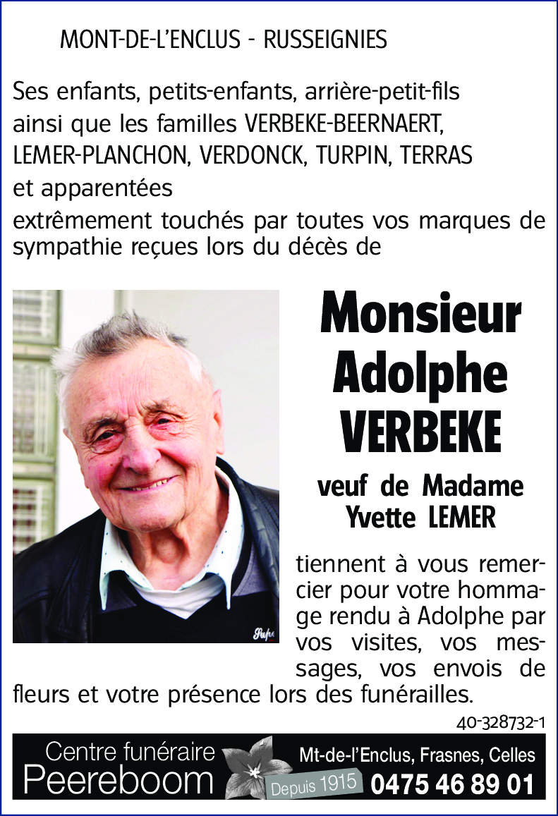 Adolphe VERBEKE