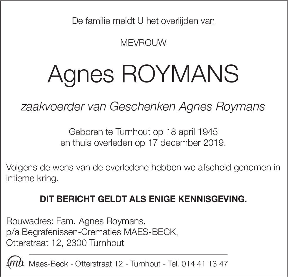 Agnes Roymans