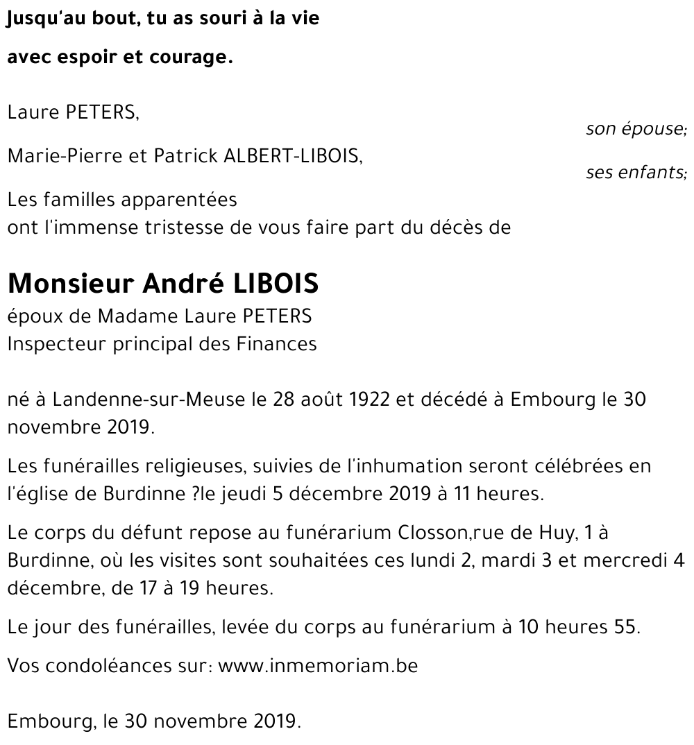 André LIBOIS