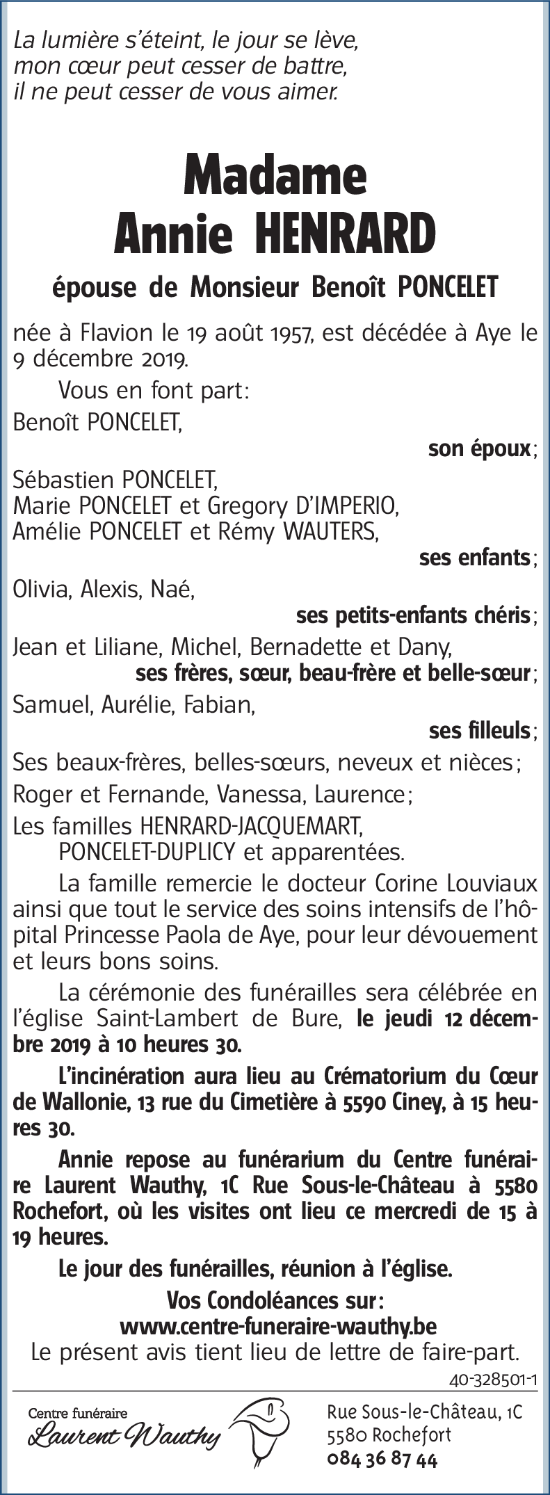 Annie HENRARD