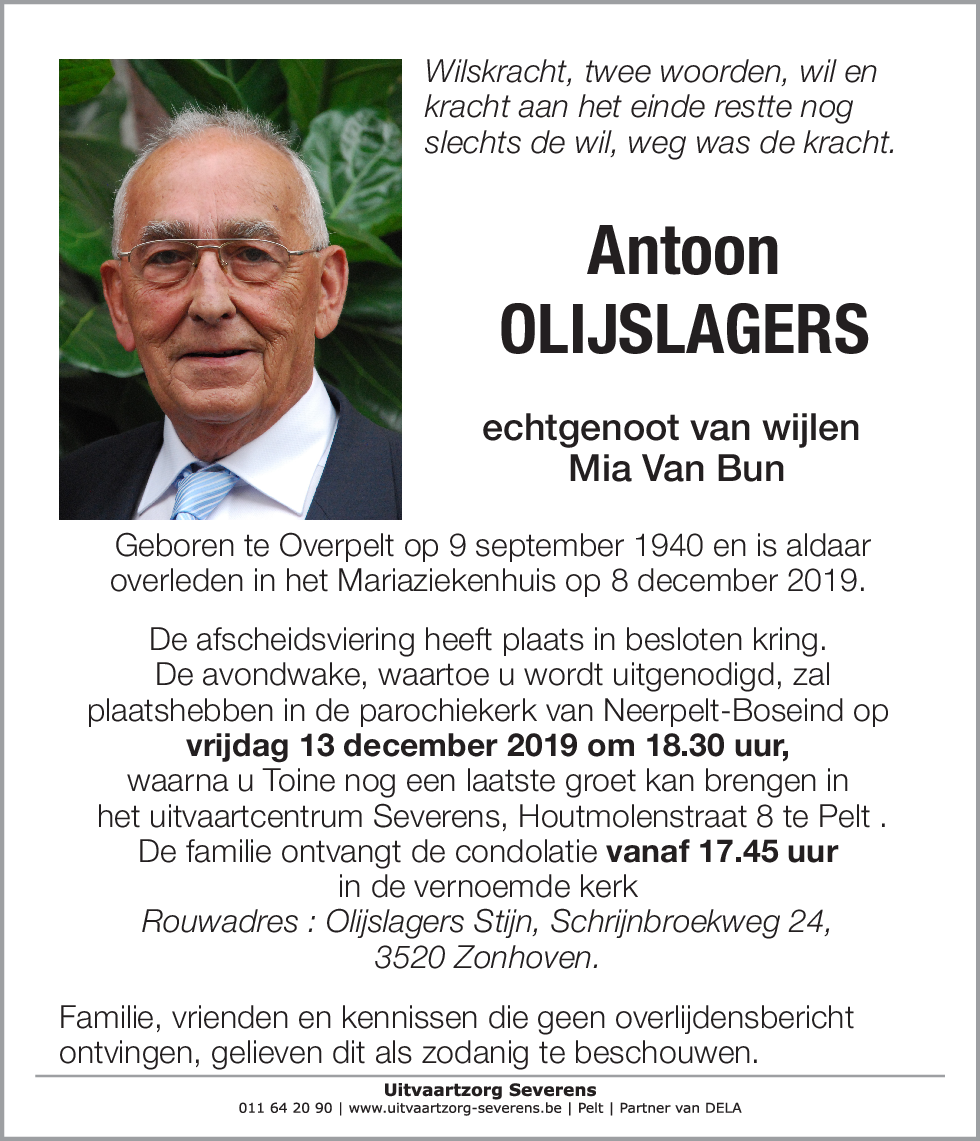 Antoon Olijslagers