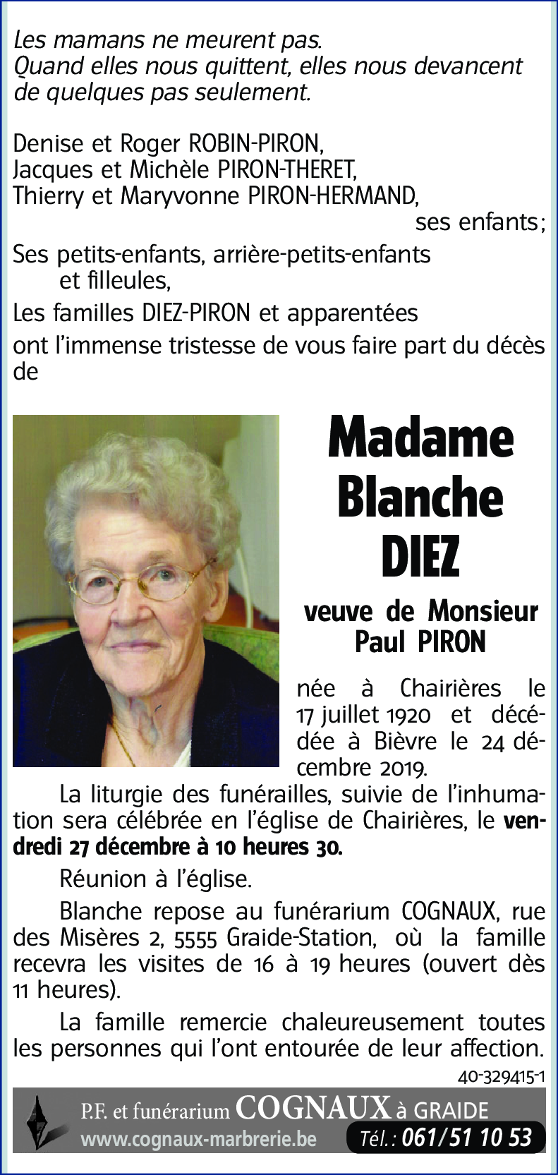 Blanche DIEZ