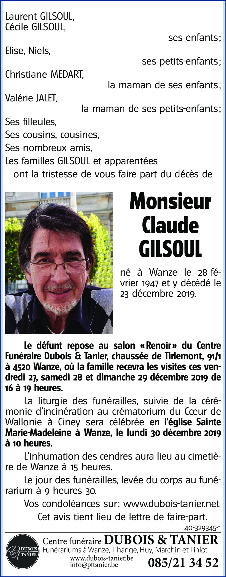 Claude GILSOUL