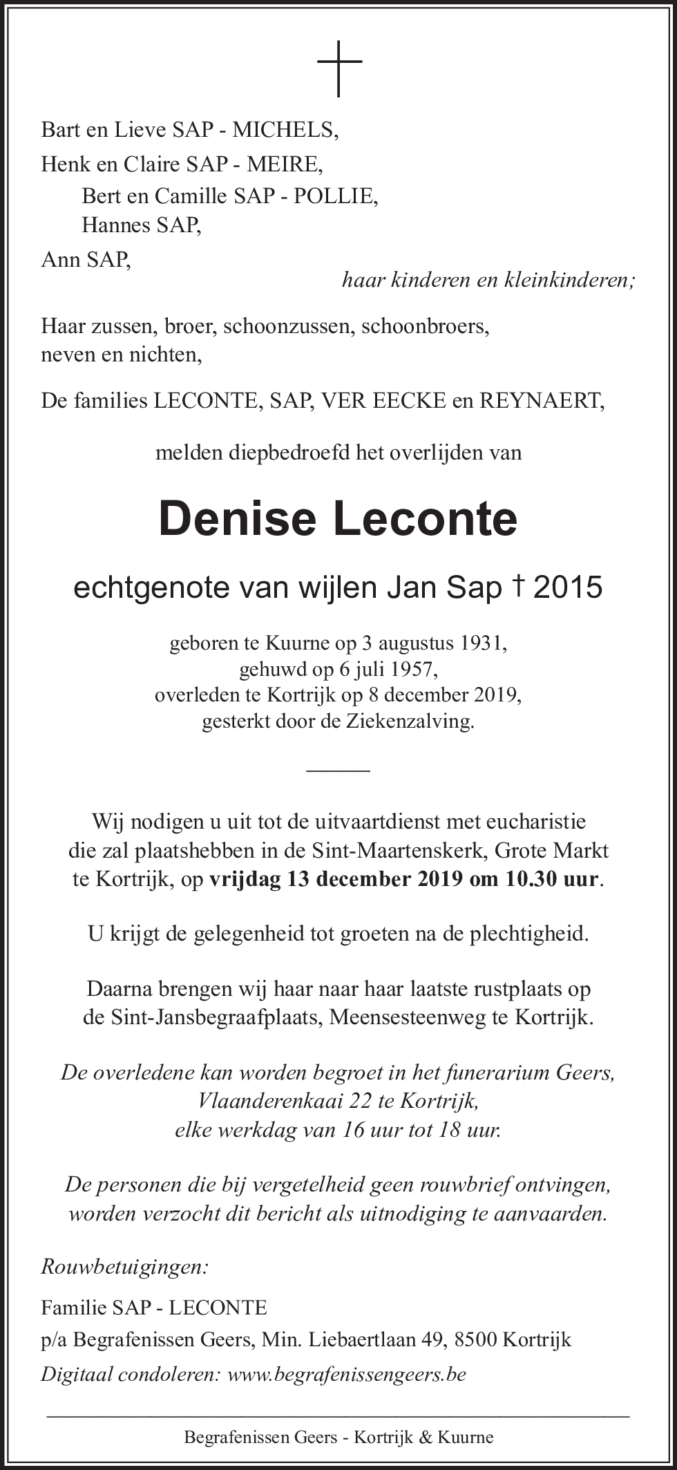 Denise SAP - LECONTE