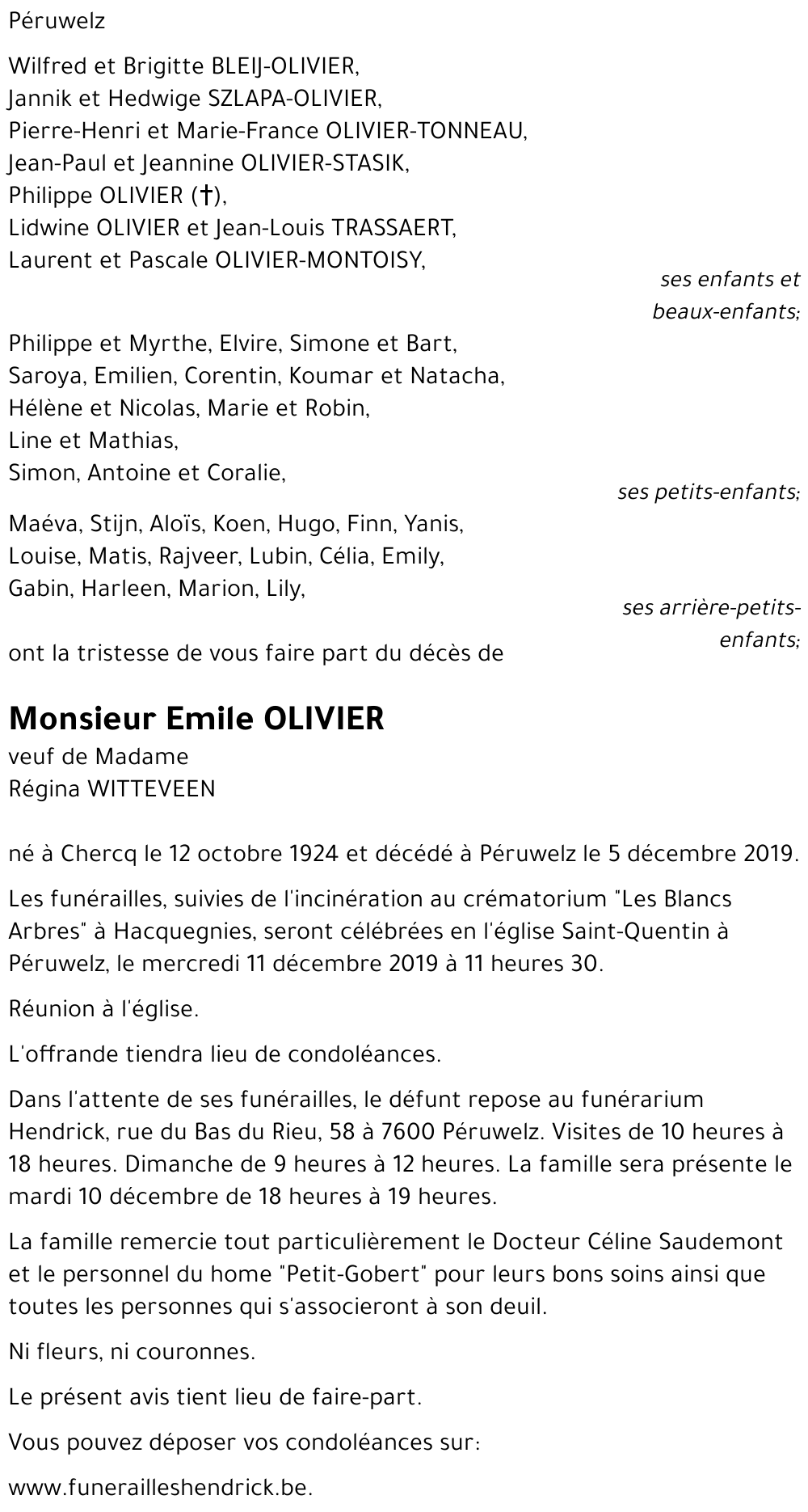 Emile OLIVIER