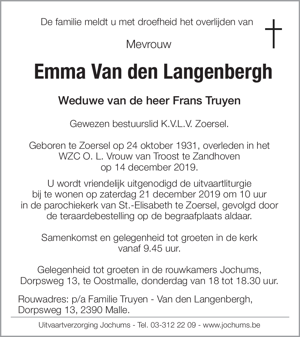 Emma Van den Langenbergh