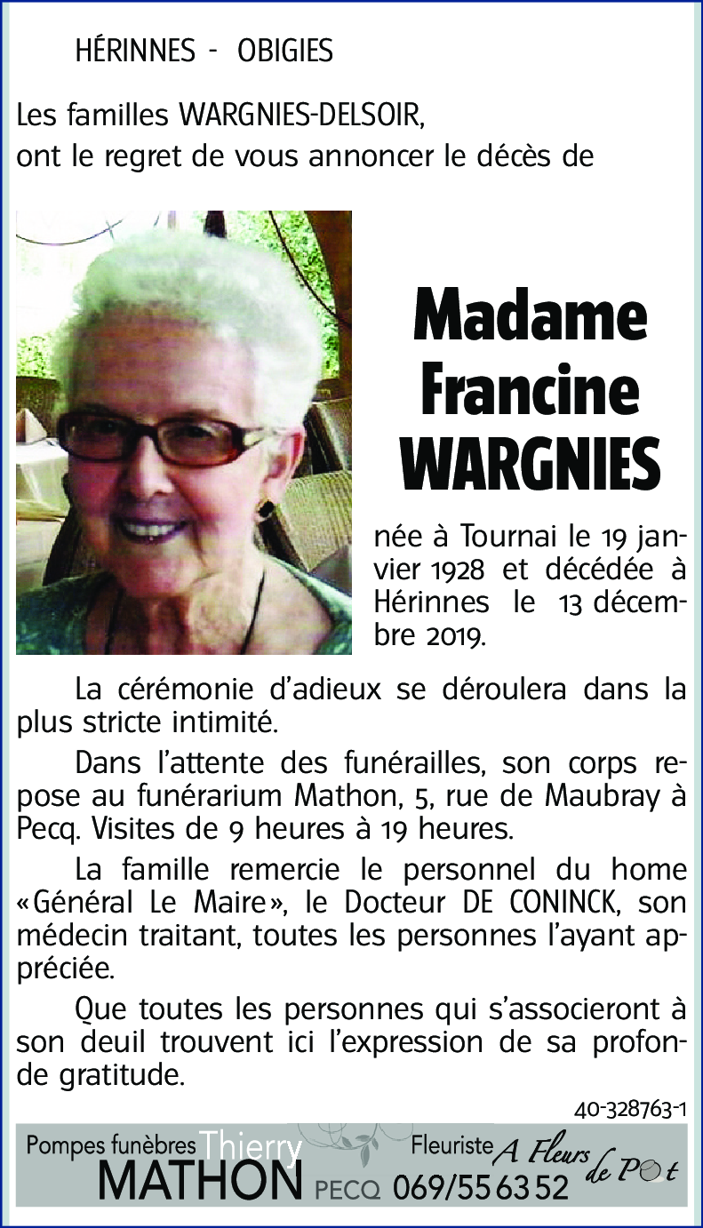 Francine WARGNIES