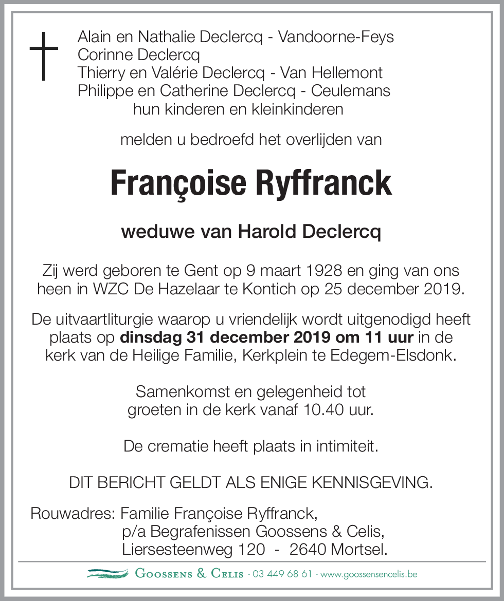 Françoise Ryffranck