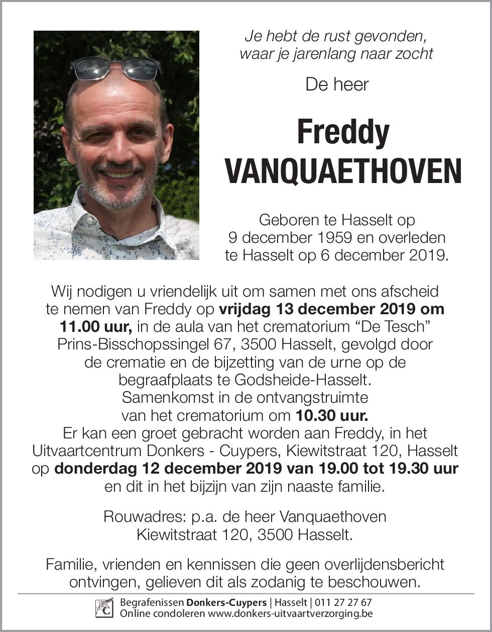 Freddy Vanquaethoven