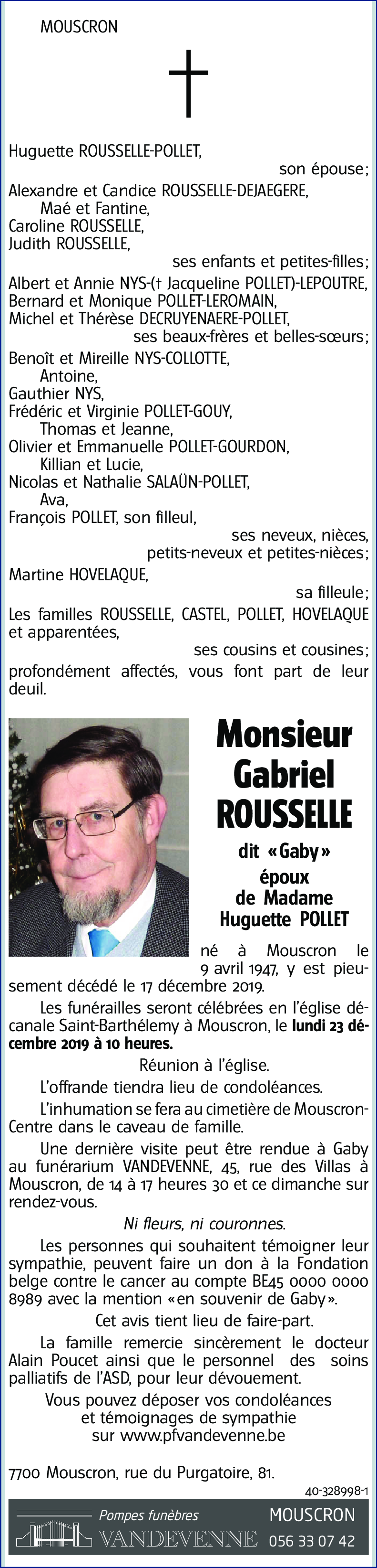 Gabriel ROUSSELLE