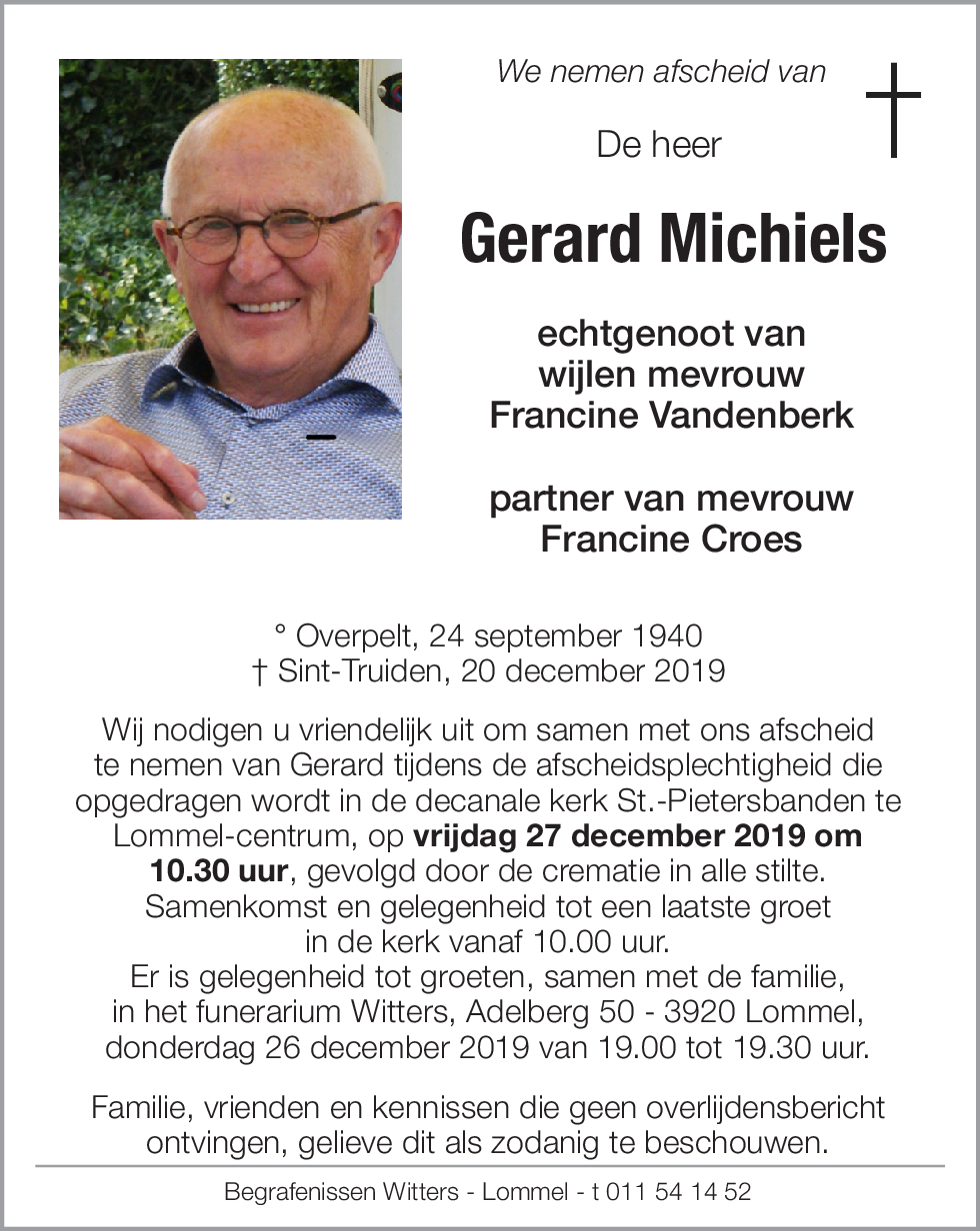 Gerard Michiels