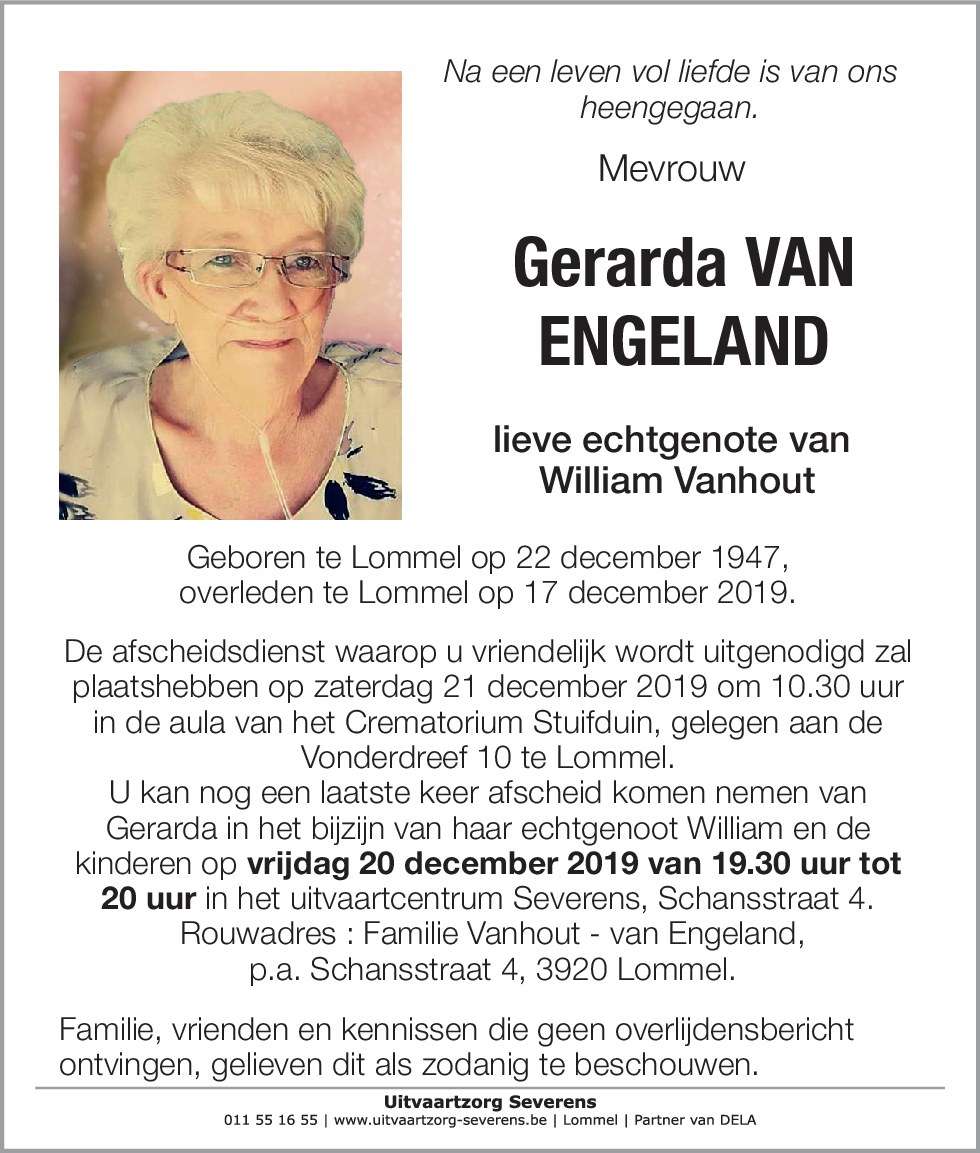 Gerarda van Engeland