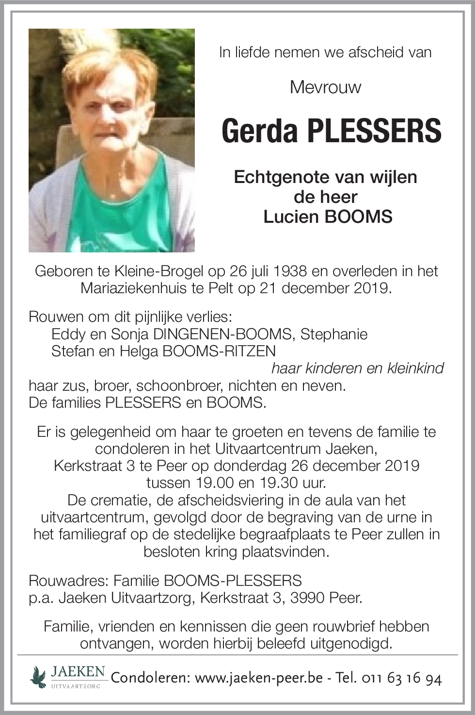Gerda PLESSERS