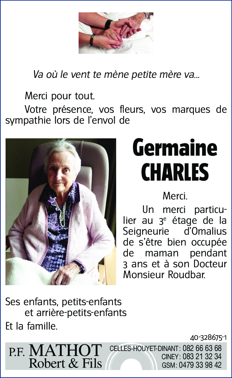 GERMAINE CHARLES