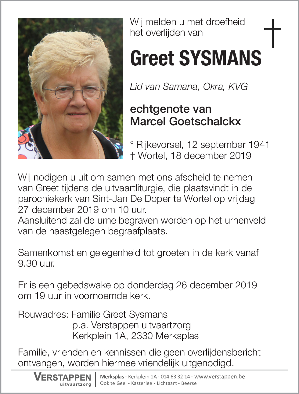 Greet Sysmans