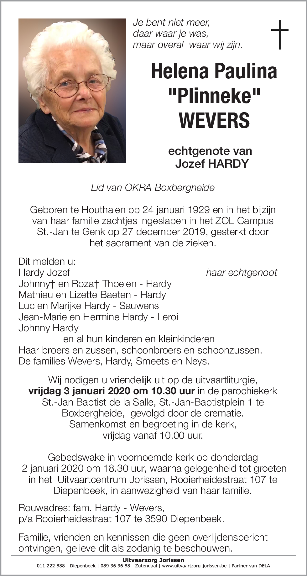 Helena Paulina Wevers