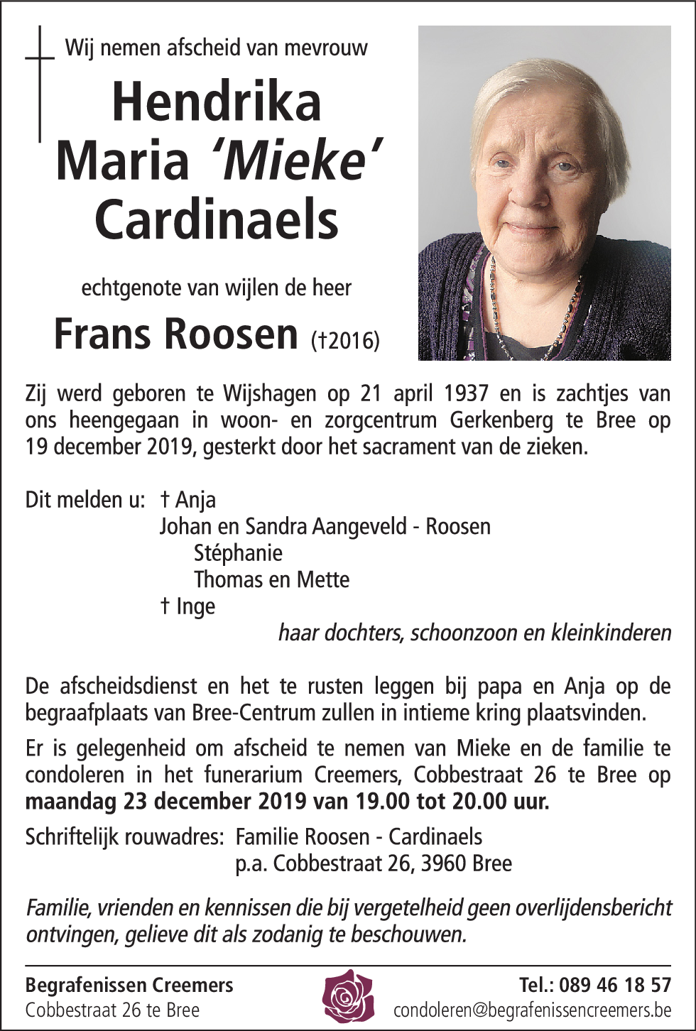 Hendrika Maria Cardinaels