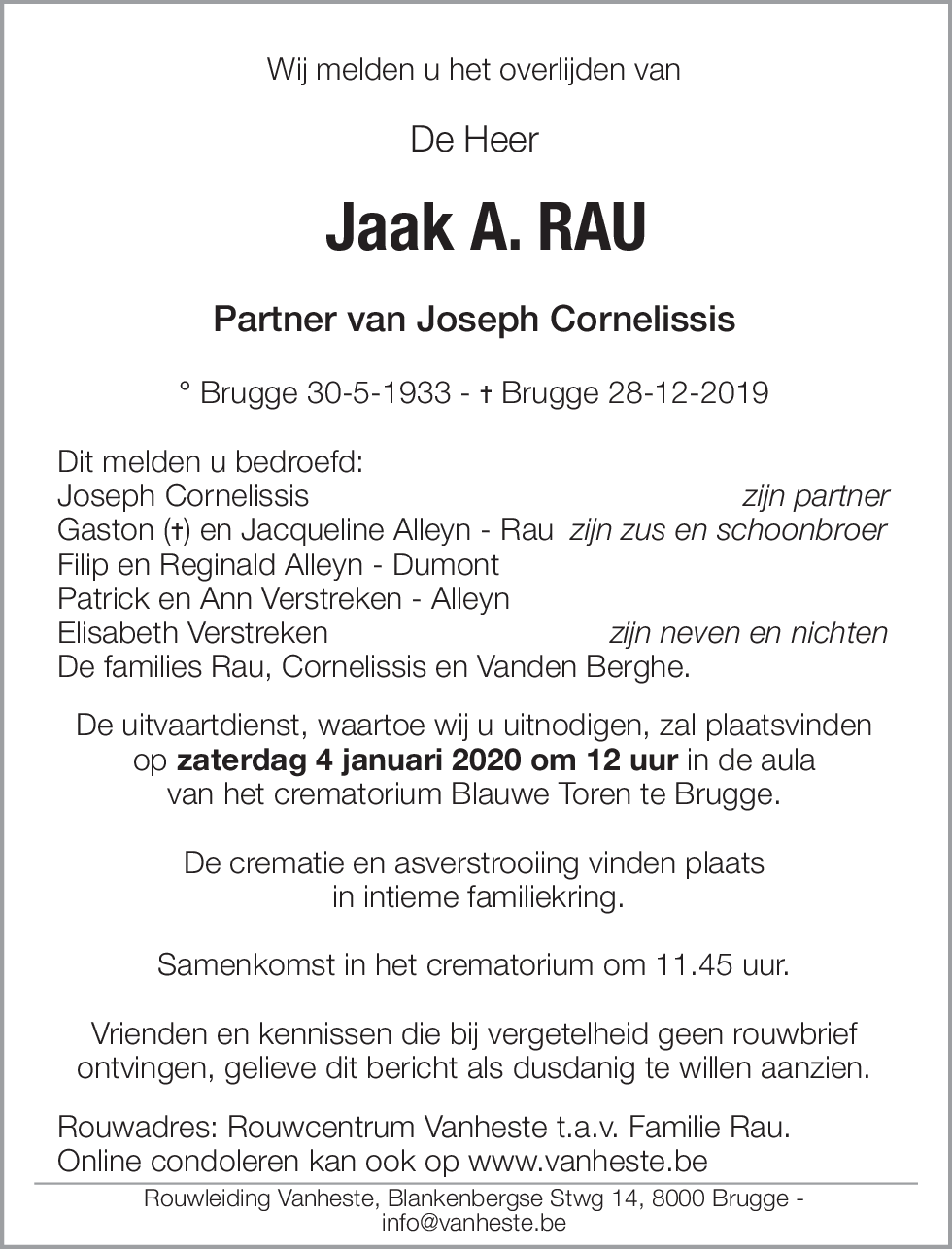 Jaak A. Rau