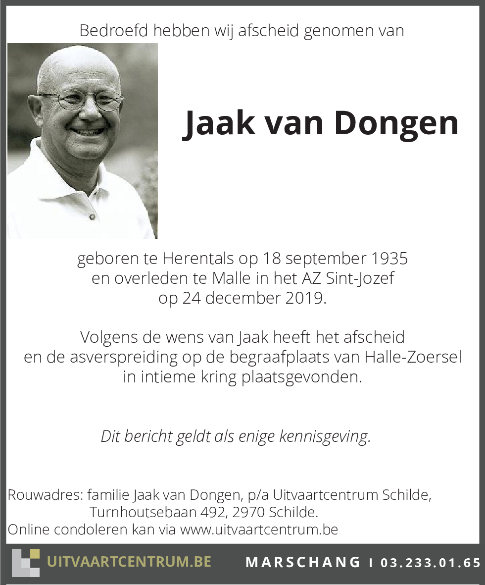 Jaak van Dongen