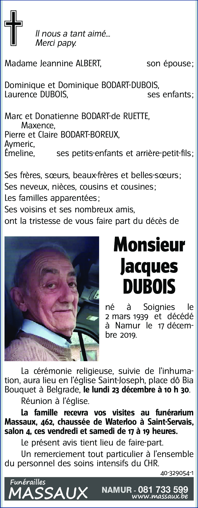Jacques DUBOIS