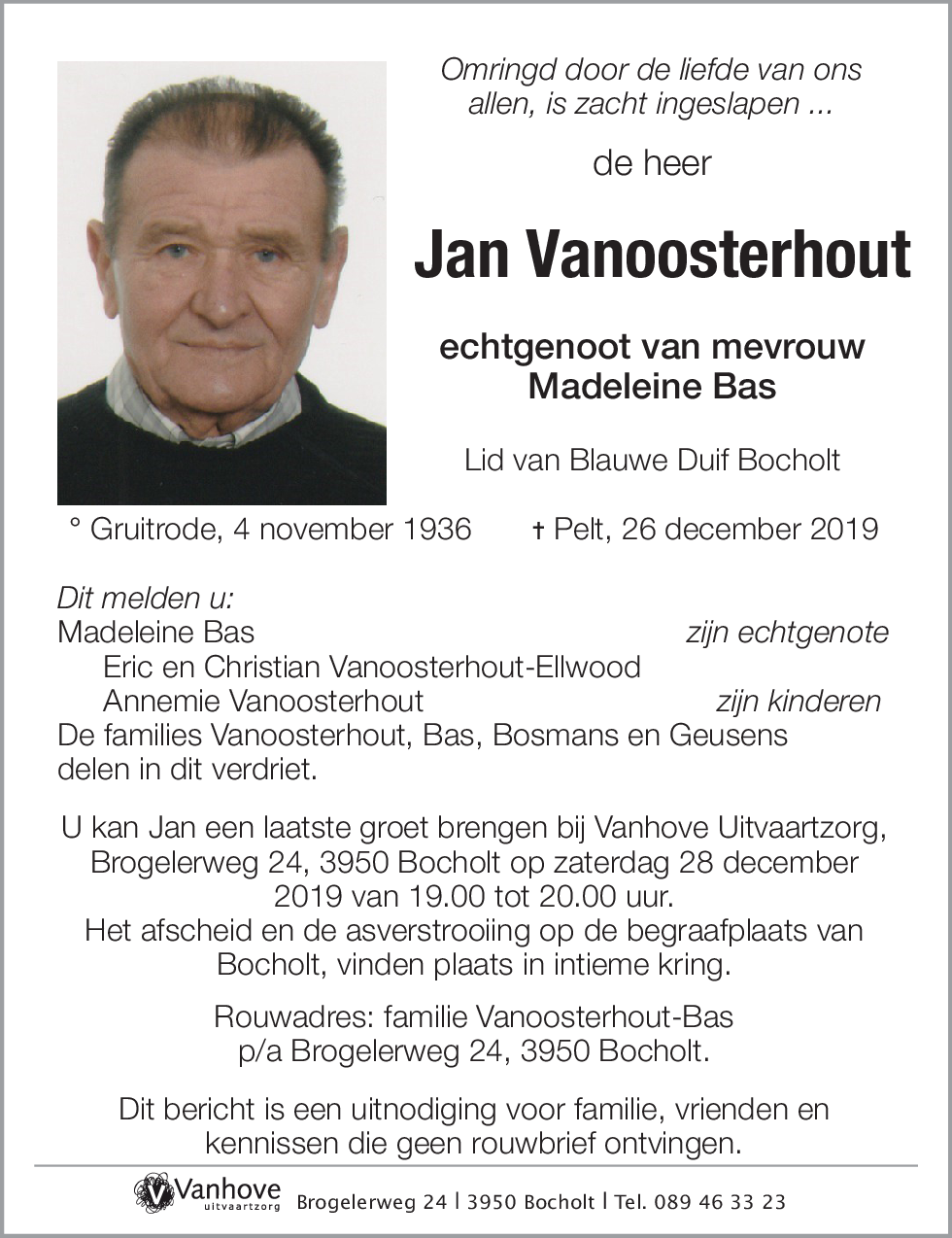 Jan Vanoosterhout