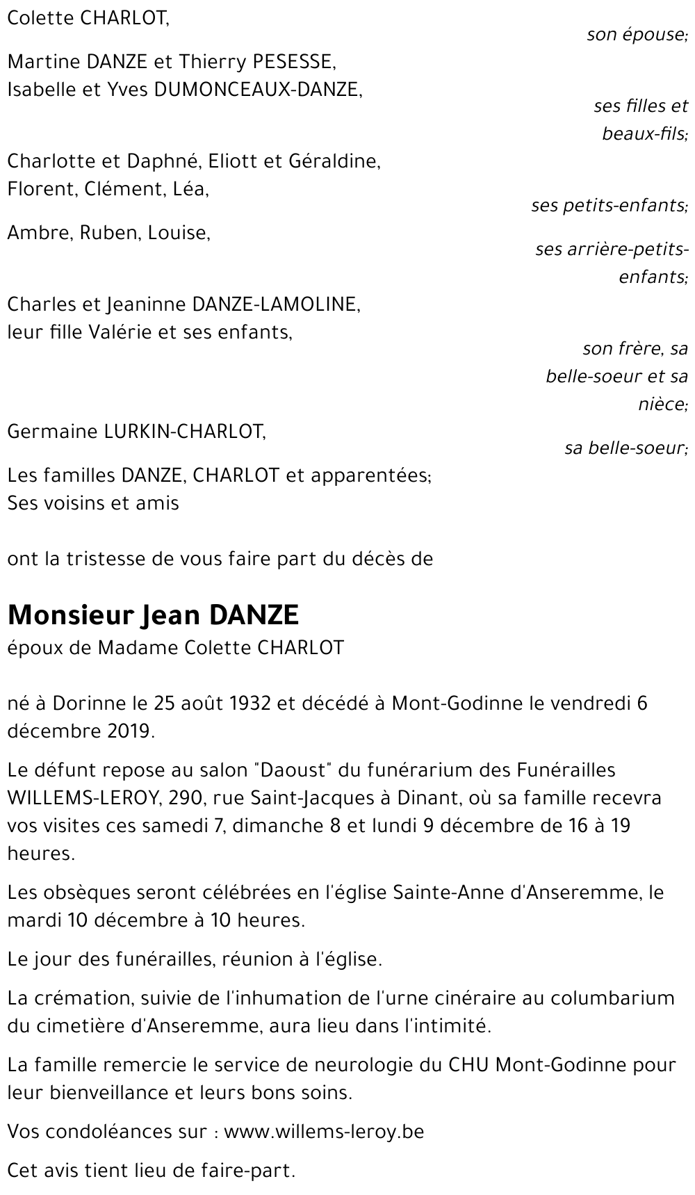 Jean DANZE