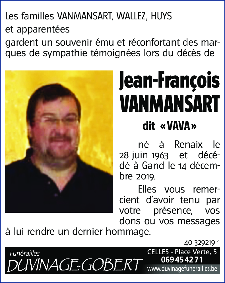 Jean-François VANMANSART