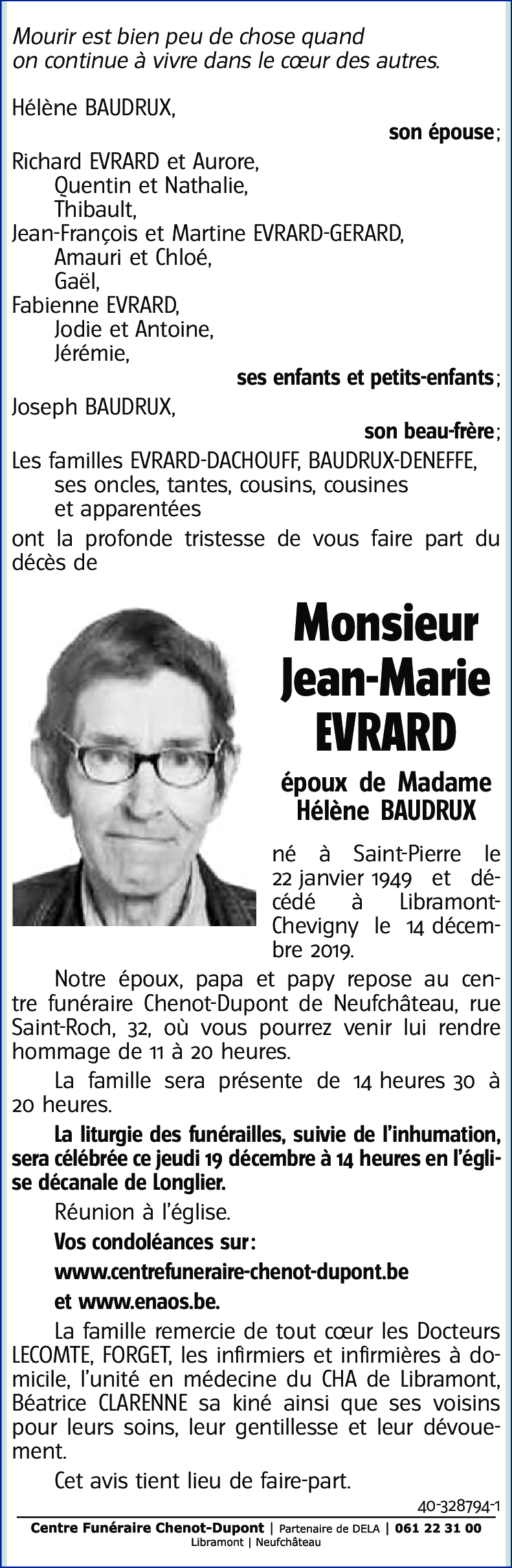 Jean-Marie EVRARD
