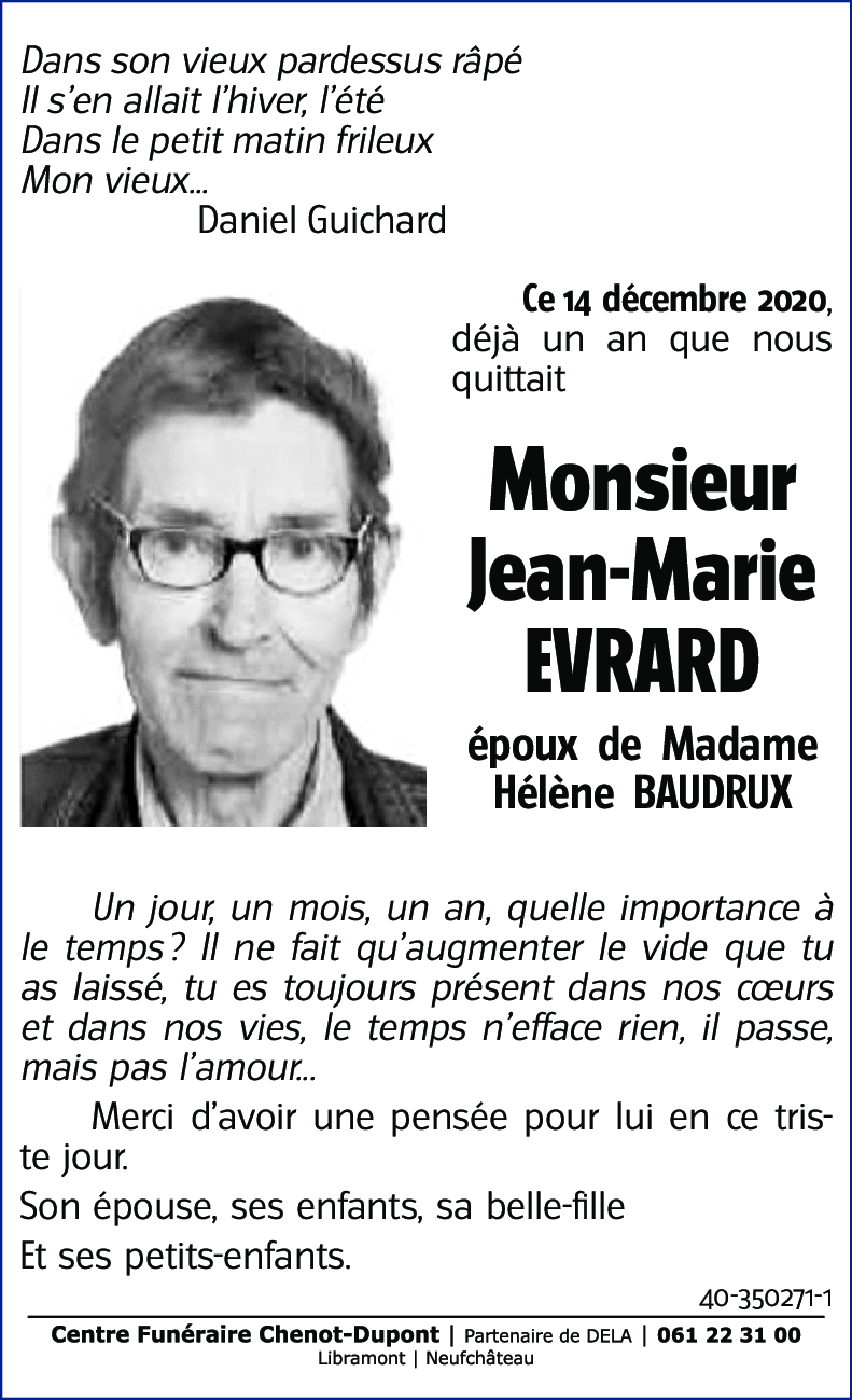 Jean-Marie EVRARD