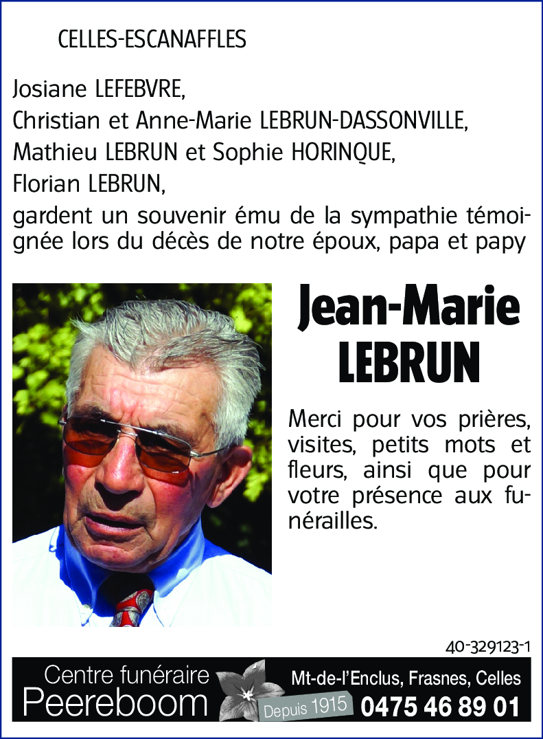 Jean-Marie LEBRUN