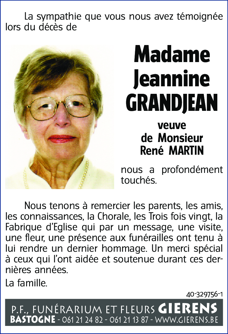 Jeannine GRANDJEAN