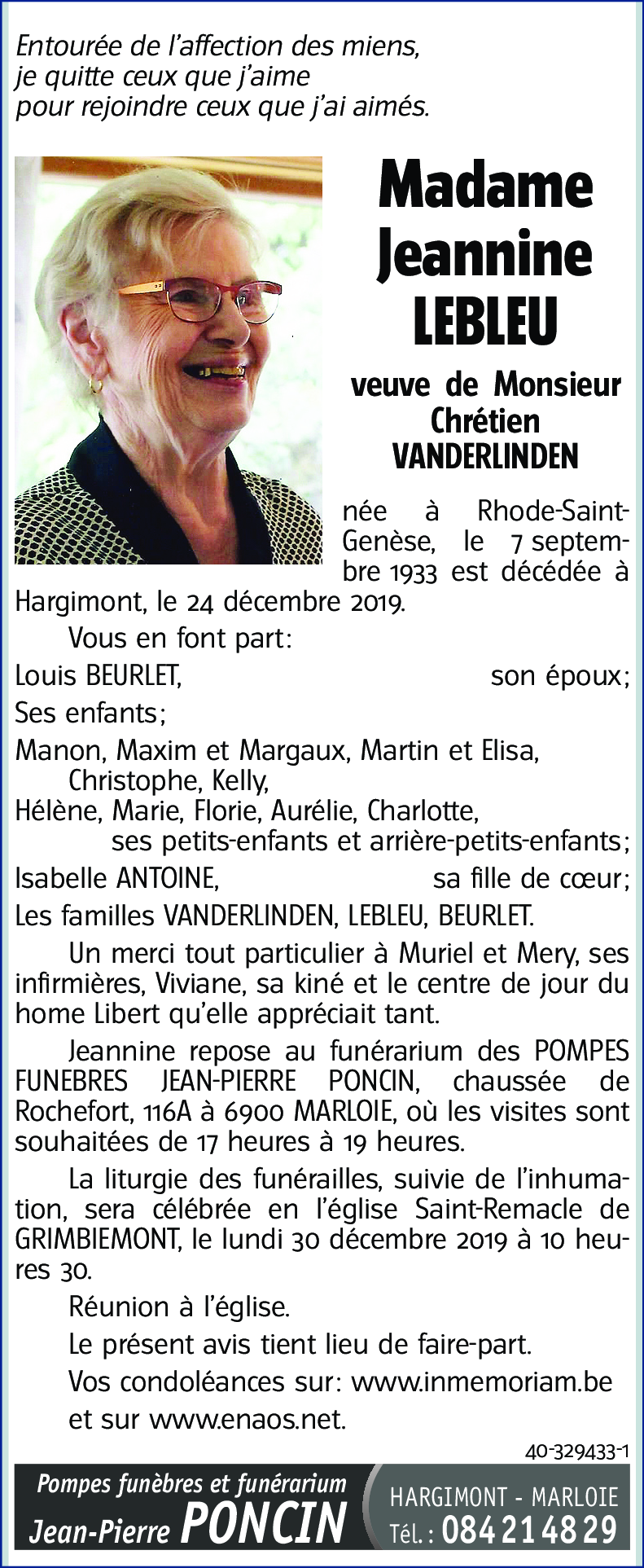 Jeannine LEBLEU