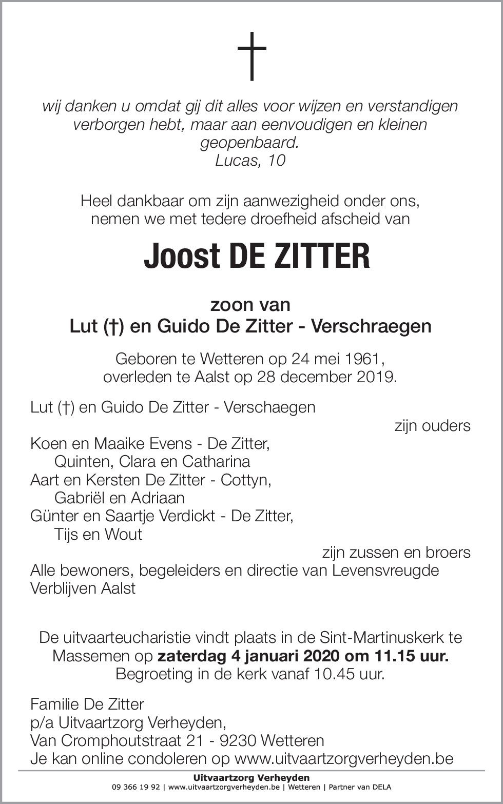 Joost De Zitter