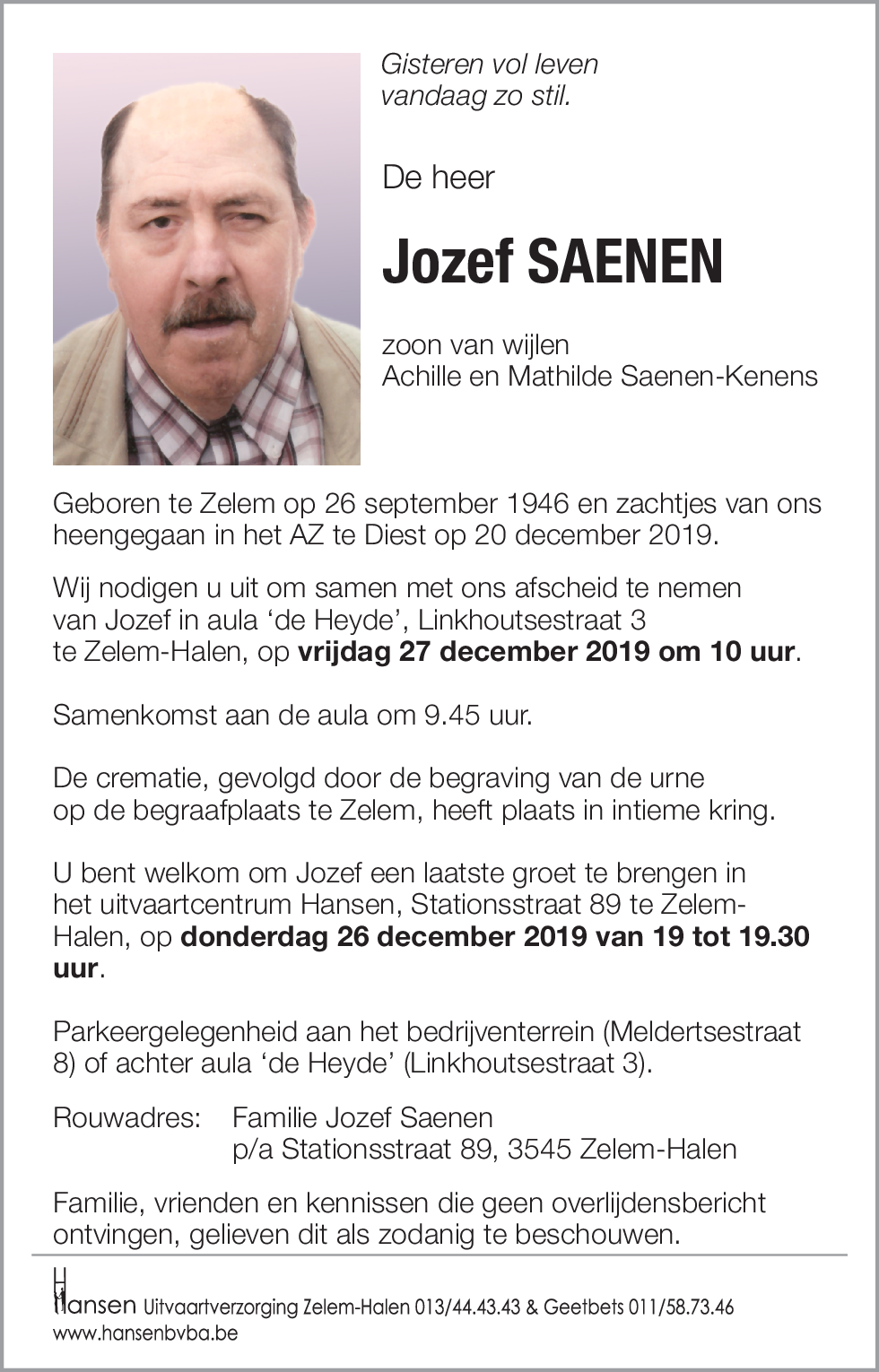 Jozef SAENEN