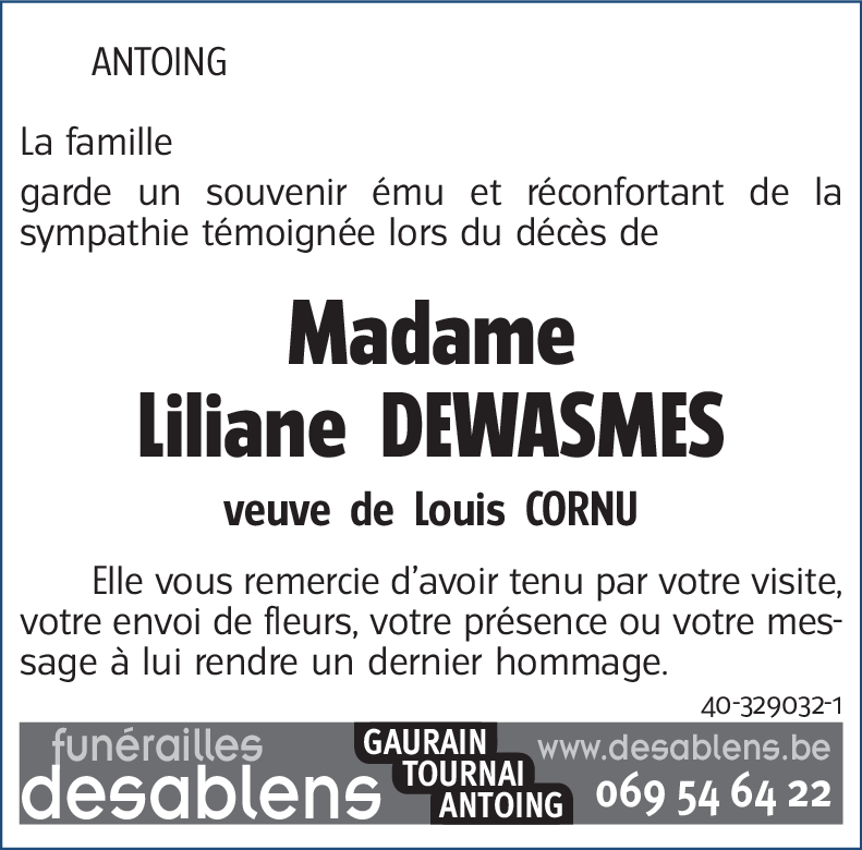 Liliane DEWASMES