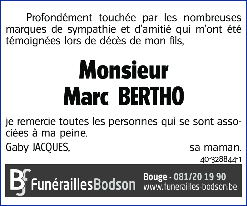 Marc BERTHO