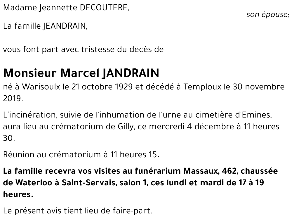 Marcel JANDRAIN