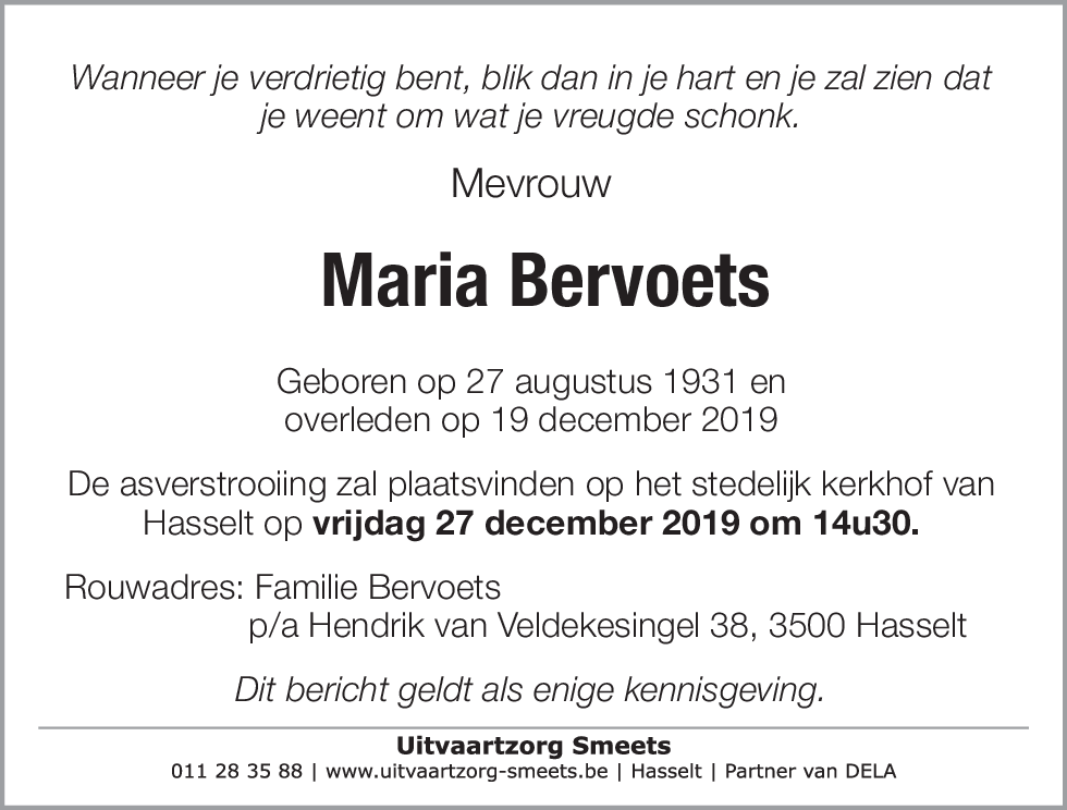 Maria Bervoets