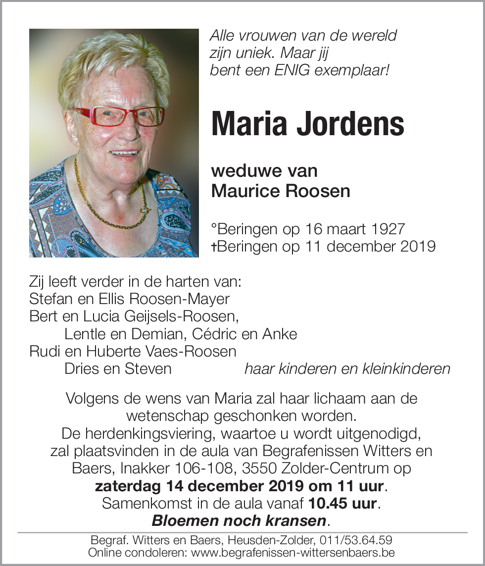 Maria Jordens