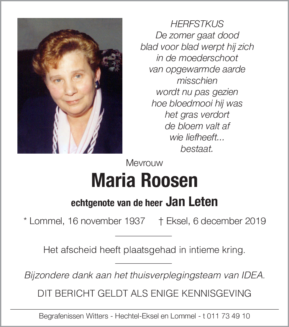 Maria Roosen