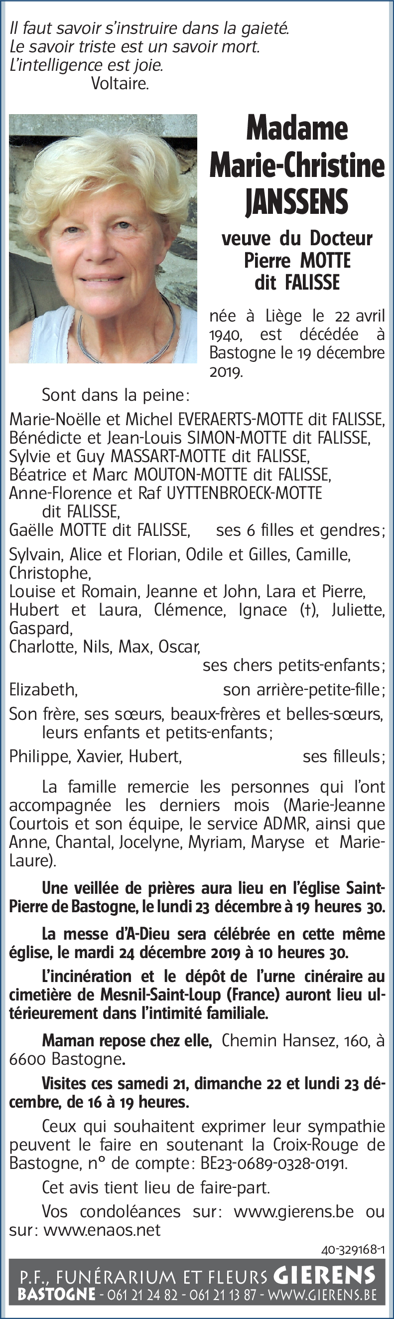 Marie-Christine JANSSENS