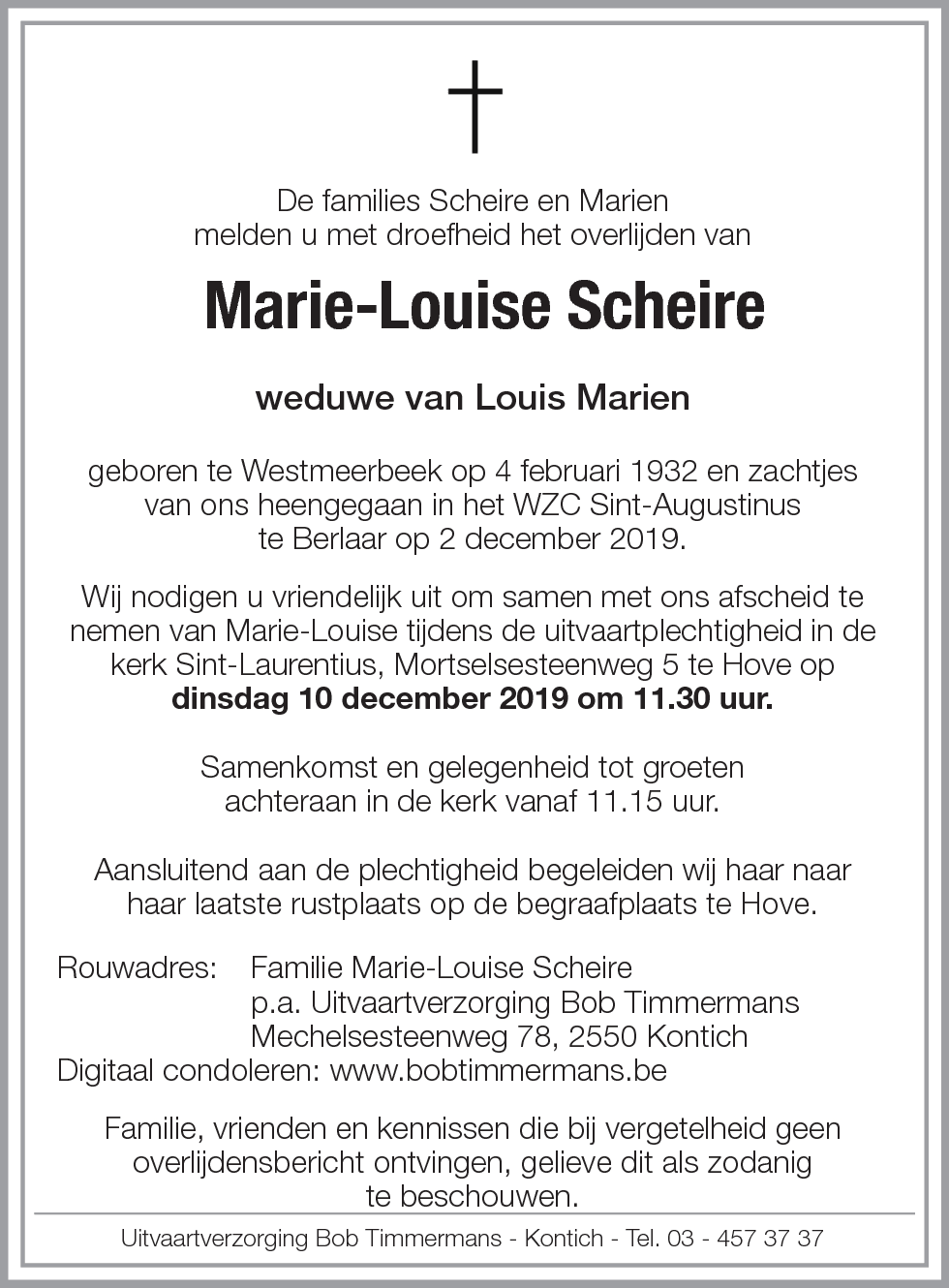 Marie-Louise Scheire