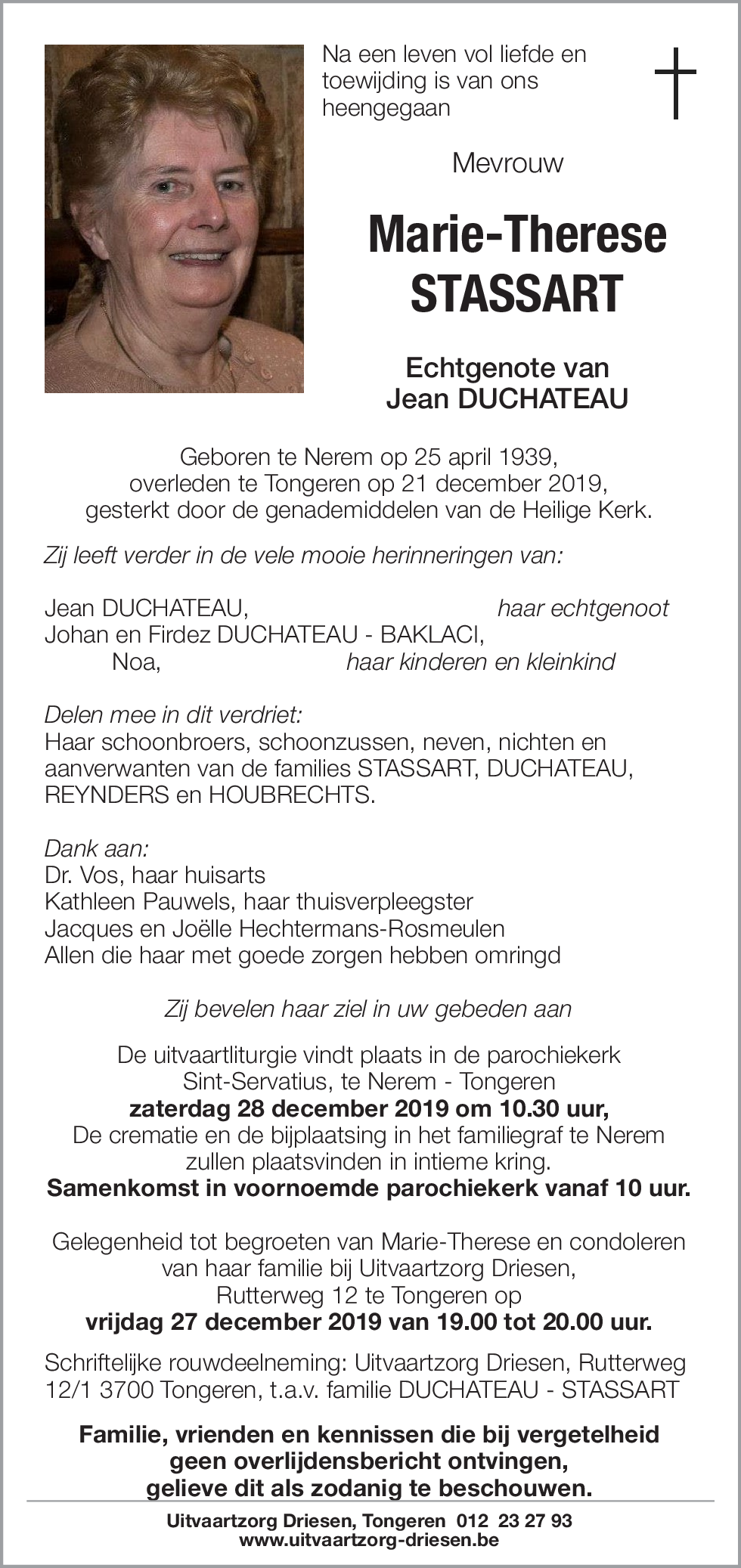 Marie-Therese Stassart